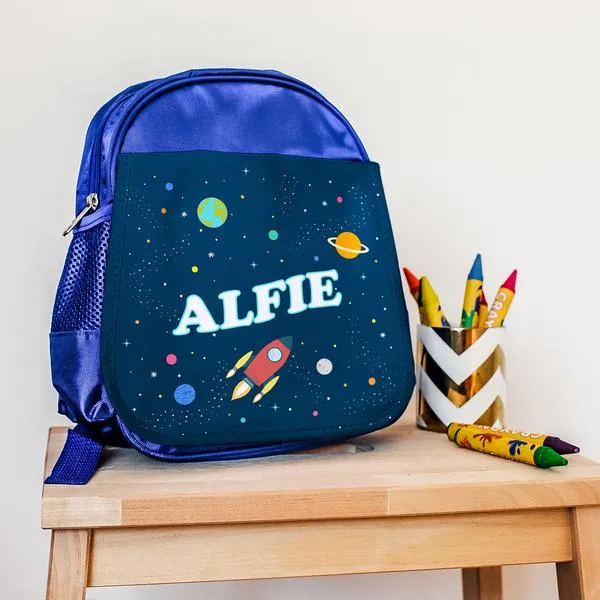 Children's personalised space water bottle