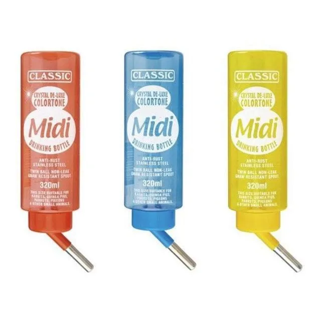 Classic Colourtone Coloured Midi Water Bottle