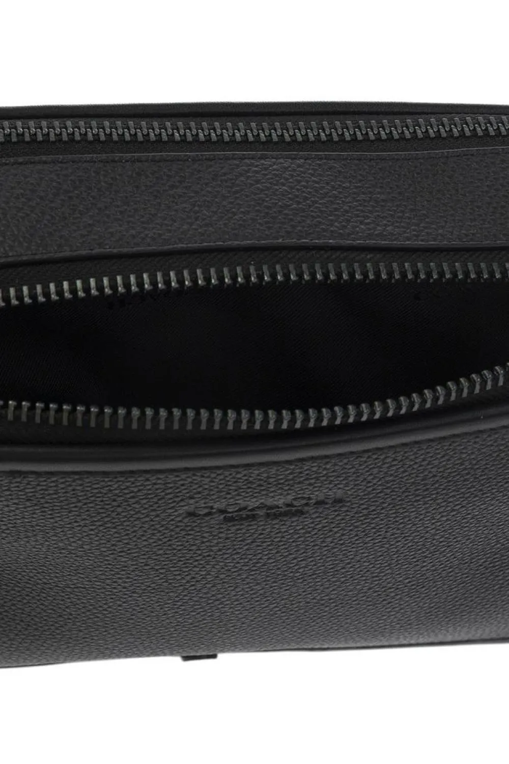 Coach Charter Logo Embossed Crossbody Bag