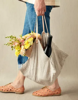 Cocoknits Rustic Linen Four Corner Bag (Medium)