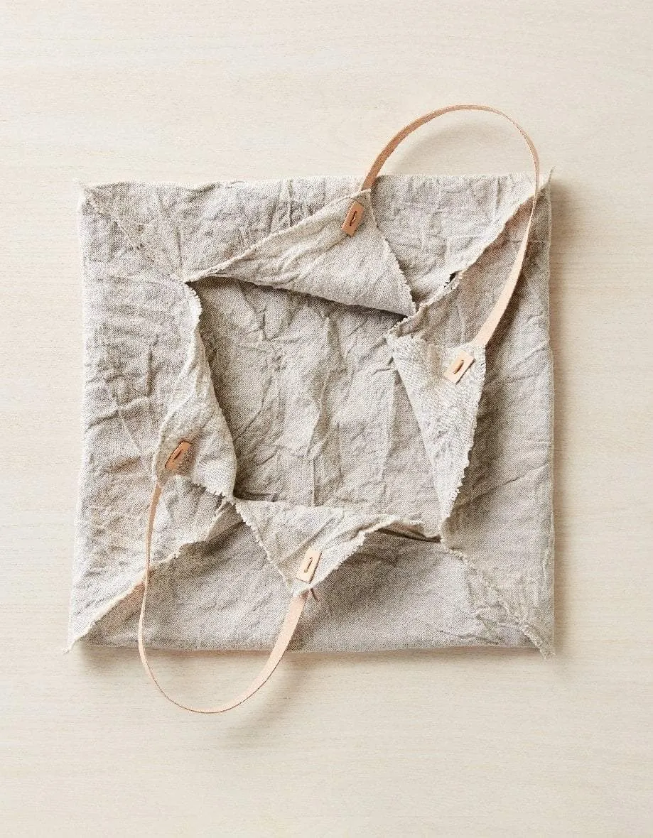 Cocoknits Rustic Linen Four Corner Bag (Medium)
