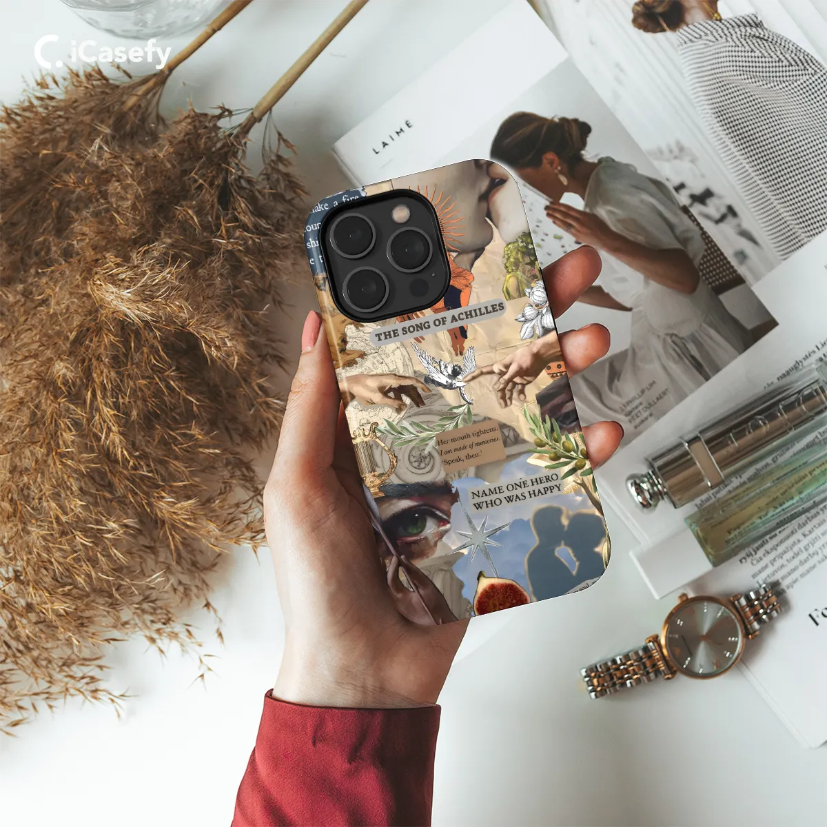 Collage Historical Achilles Phone Case iPhone Samsung Cover Pixel 1324