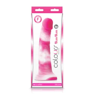 Colours Pleasures Yum Yum 8" Dildo - Pink