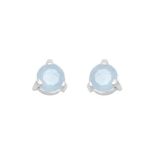 Comino Aquamarine Stud Earrings