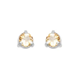 Comino Citrine Stud Earrings