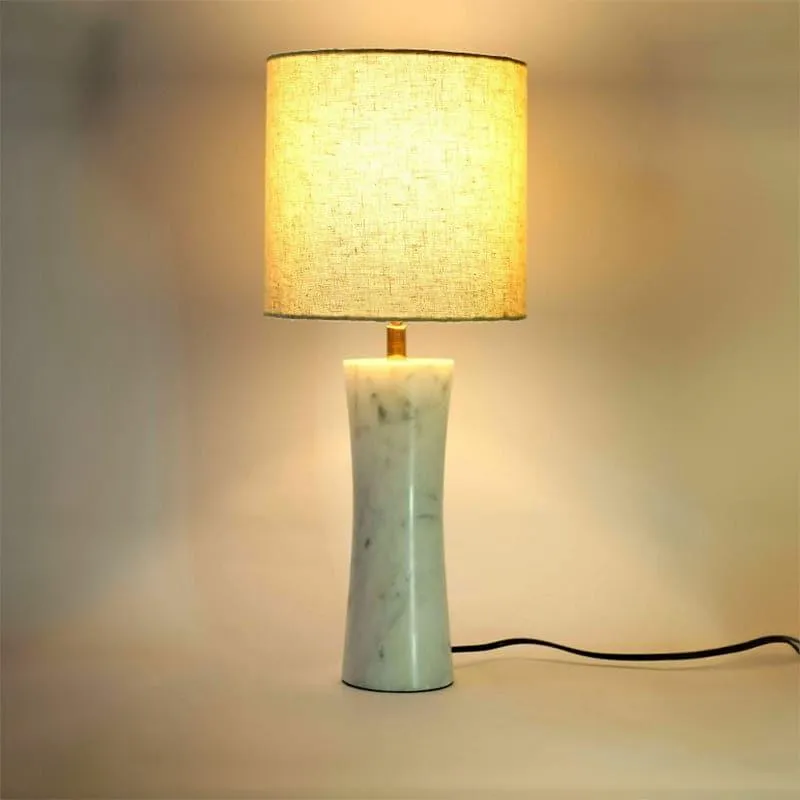 Concave Marble Table Lamp
