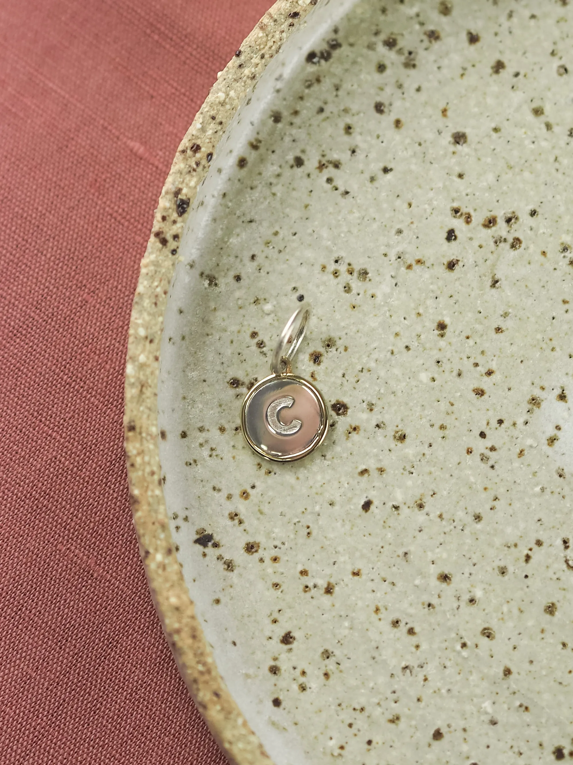 *Dainty Initial Charm