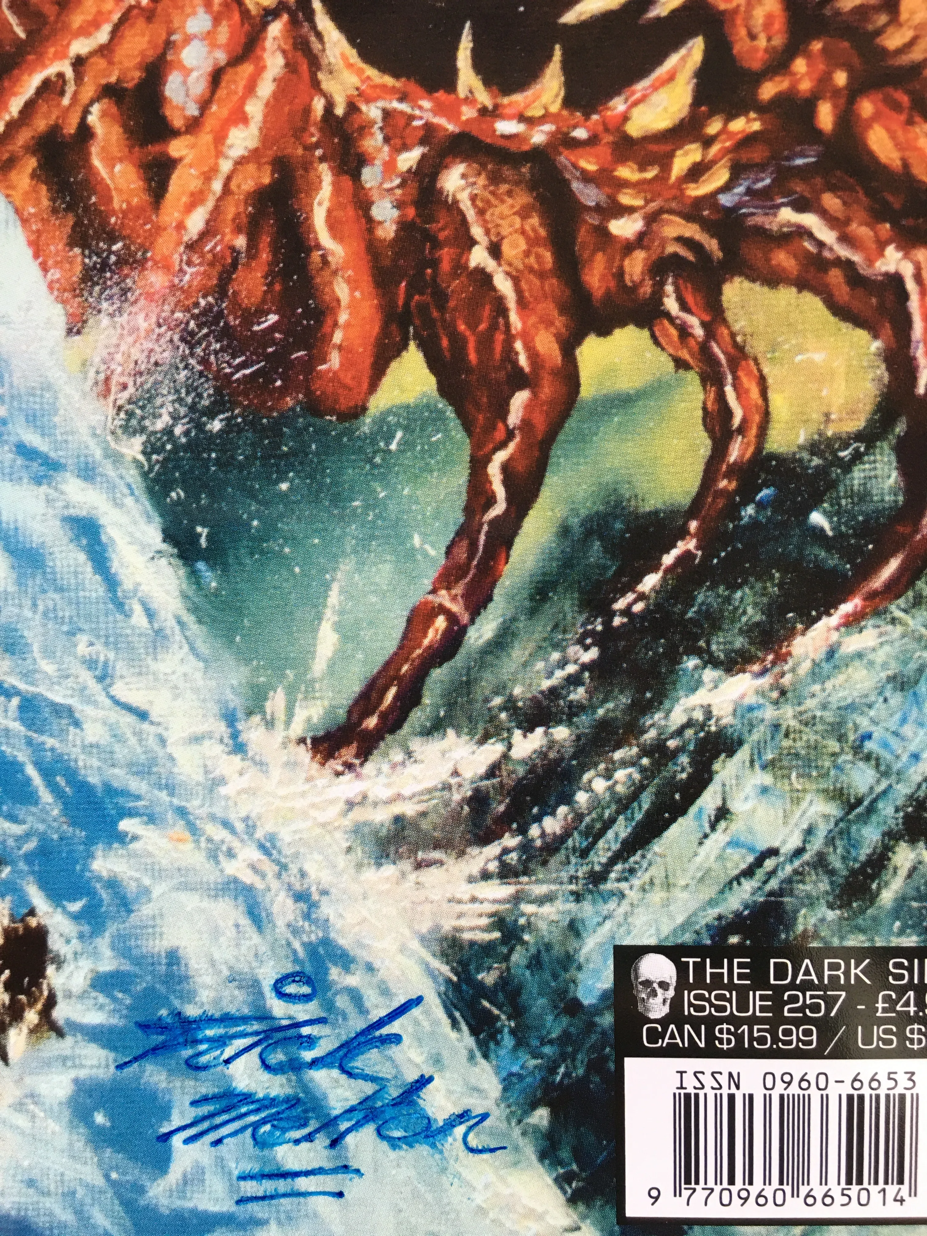Darkside Magazine Back Issue 257 Signed by Cover Artist Rick Melton