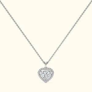 Diamond Heart Pendant Necklace (3 ct.)