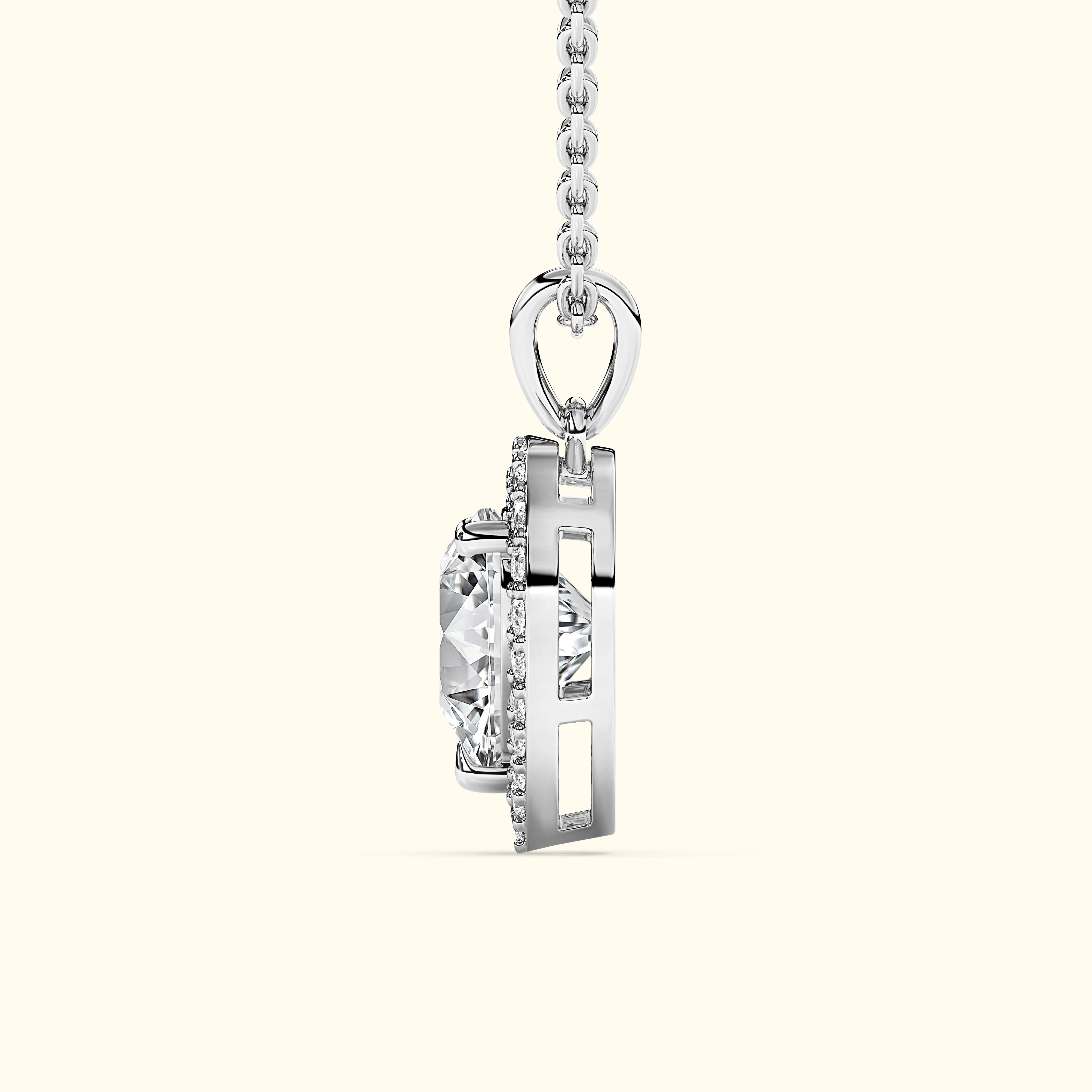 Diamond Heart Pendant Necklace (3 ct.)
