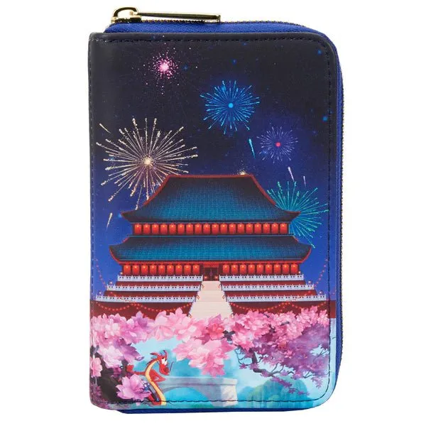 Disney Mulan Castle Zip Around Wallet