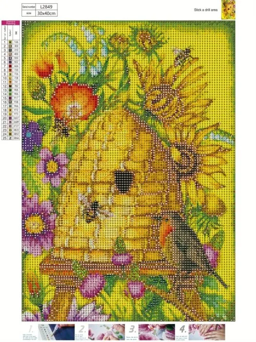 DIY 5D diamond painting y-shaped-shaped drill-Goblin  30*40