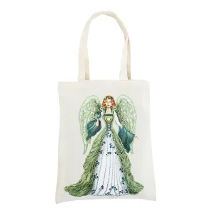 DIY Diamond Painting Handbag Reusable Shopping Tote (BB001 Lady Angel)