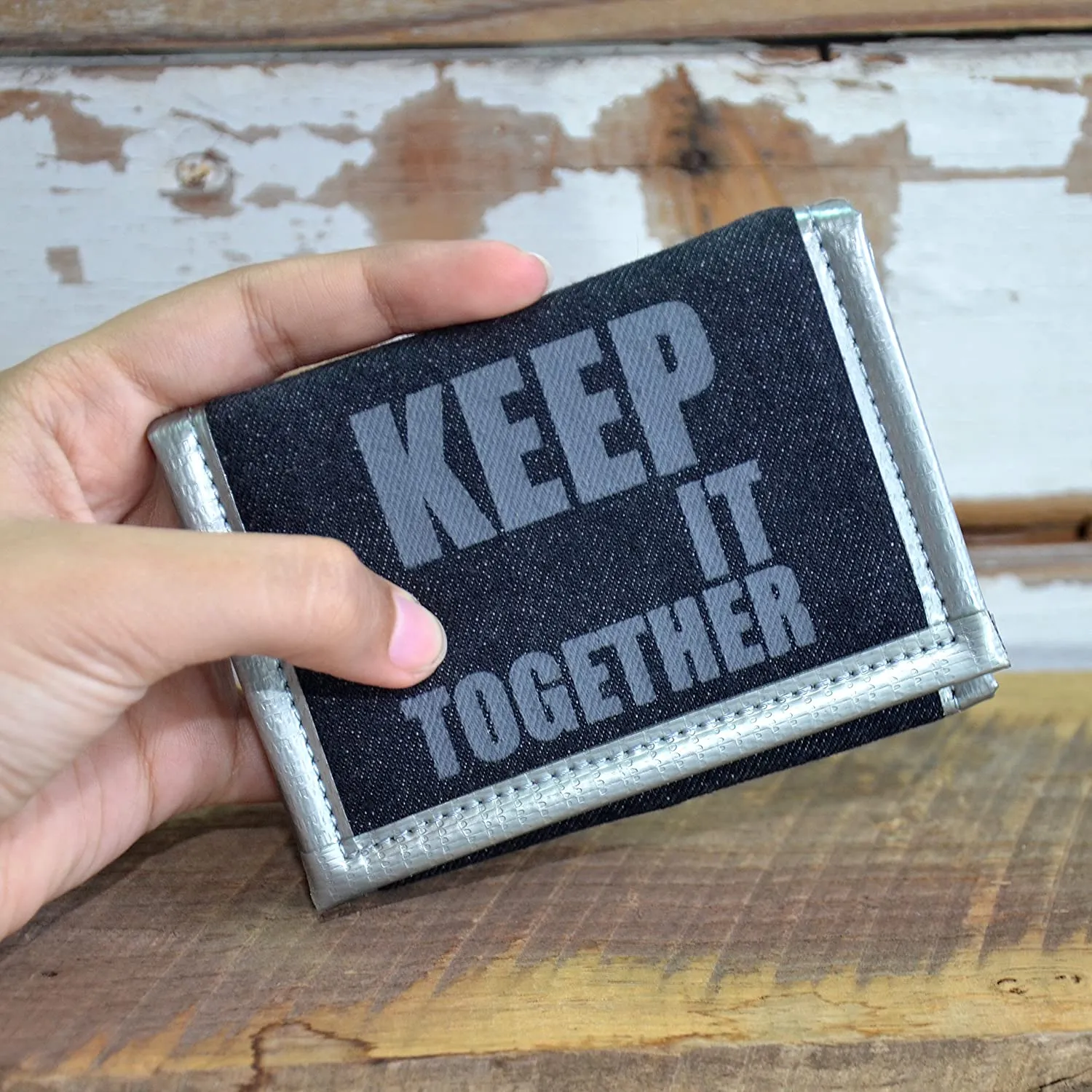 Duct Tape & Cloth Men's Bifold Wallet, 3 Pack Deal!