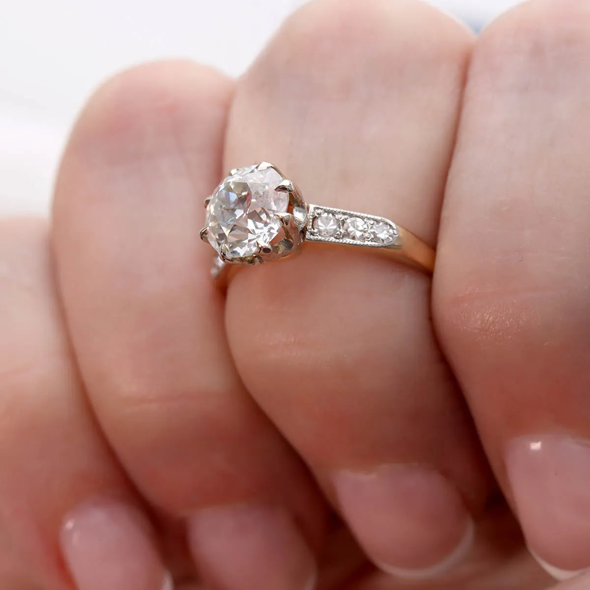 Edwardian Era Antique Engagement Ring #VR240922