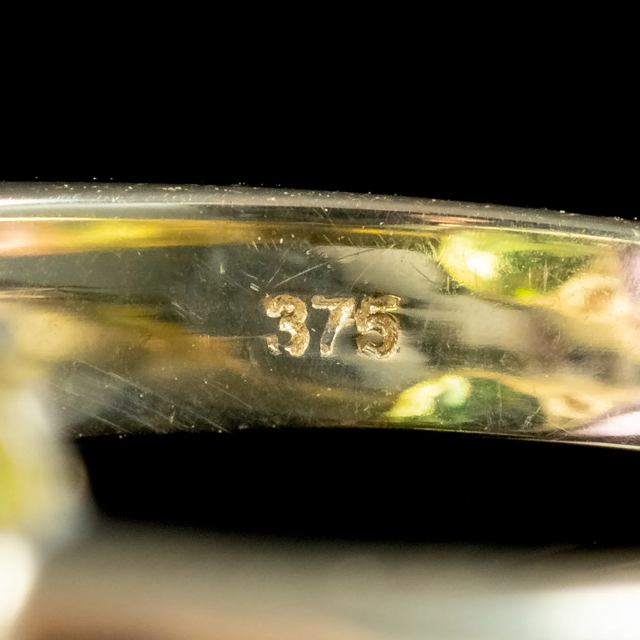Edwardian Suffragette Style Ring Amethyst Peridot Diamond