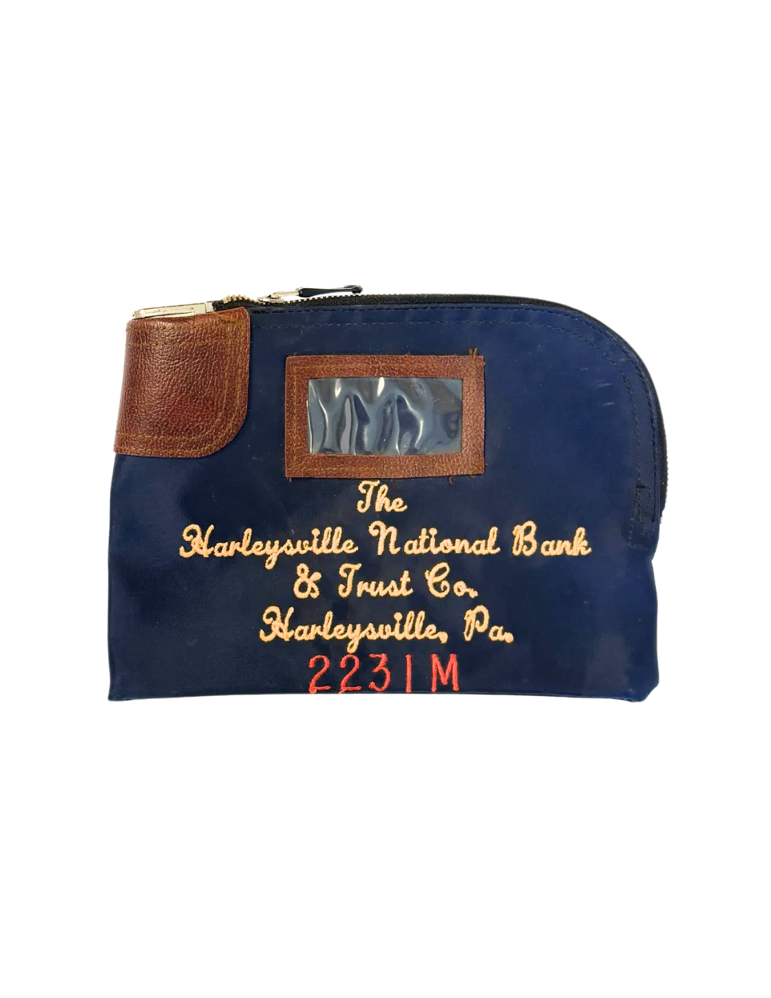 Embroidered Bank Bag