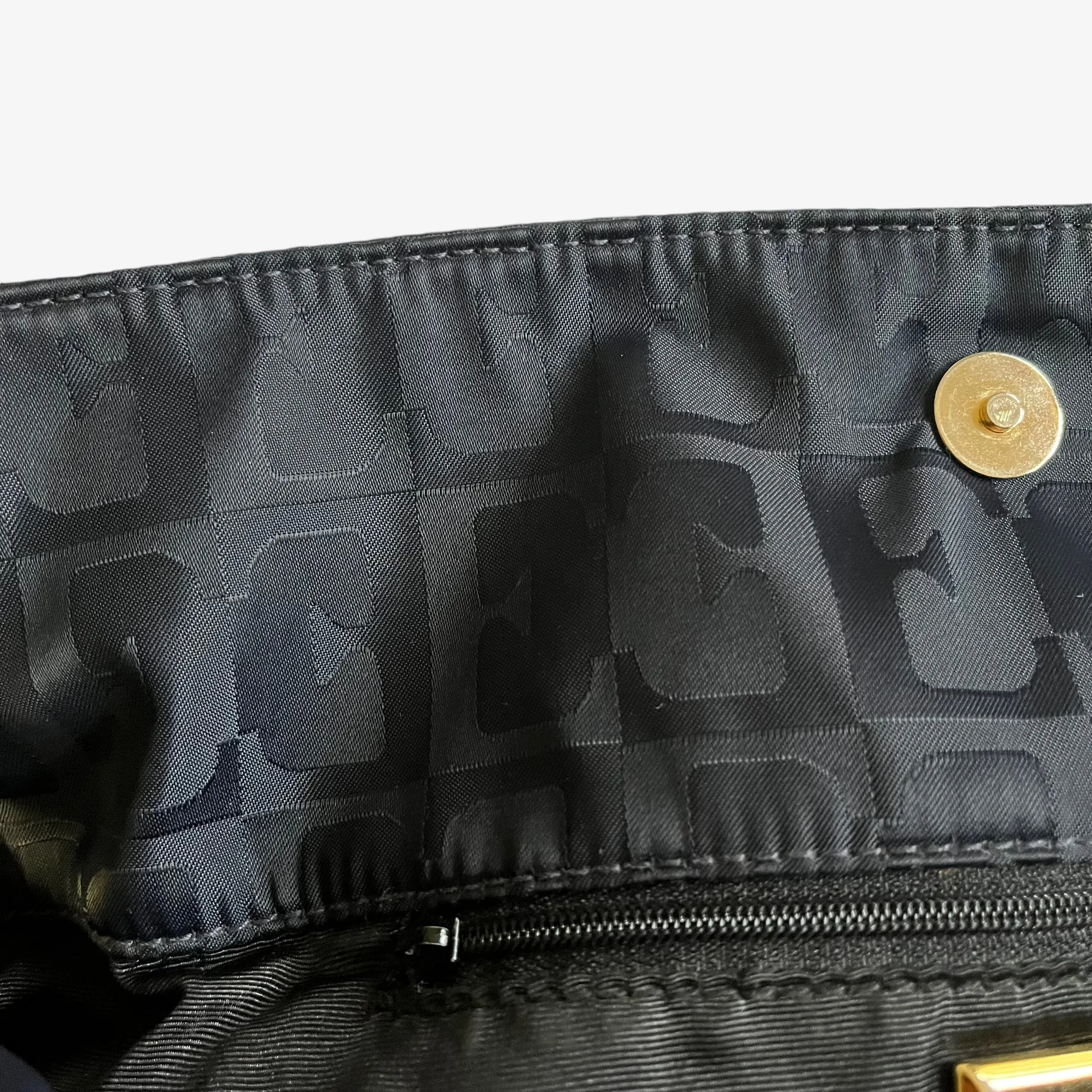 Escada Monogram Shoulder Bag