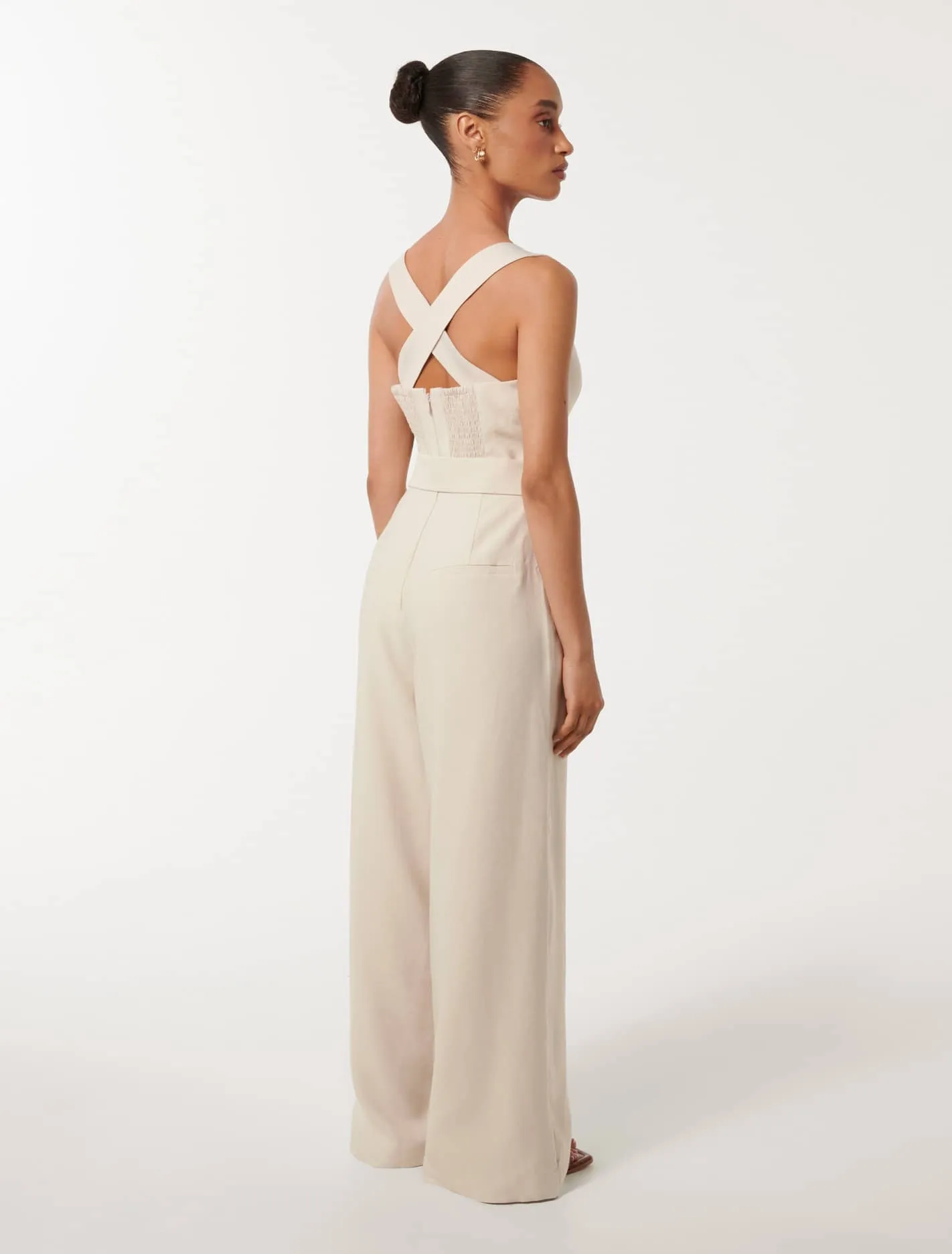 Estella Petite Belted Jumpsuit