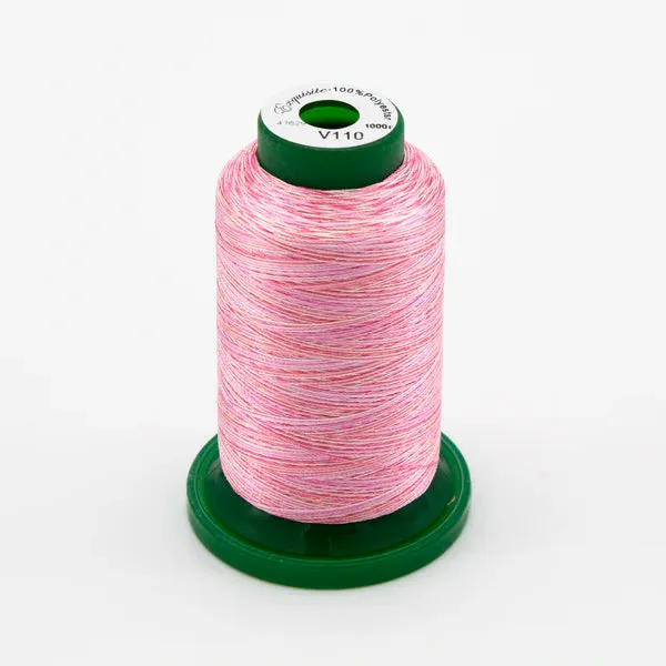 Exquisite Medley Variegated Thread - Cotton Candy 1000M V110