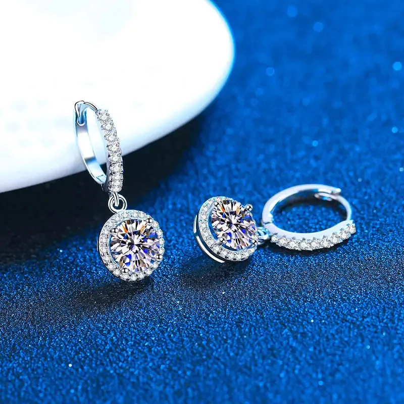 Exquisite Moissanite Earrings