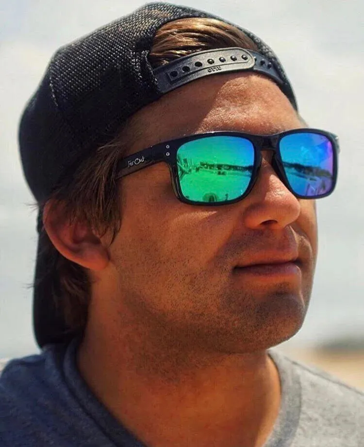 FarOut Sunglasses Polarized Mavericks Green Lens