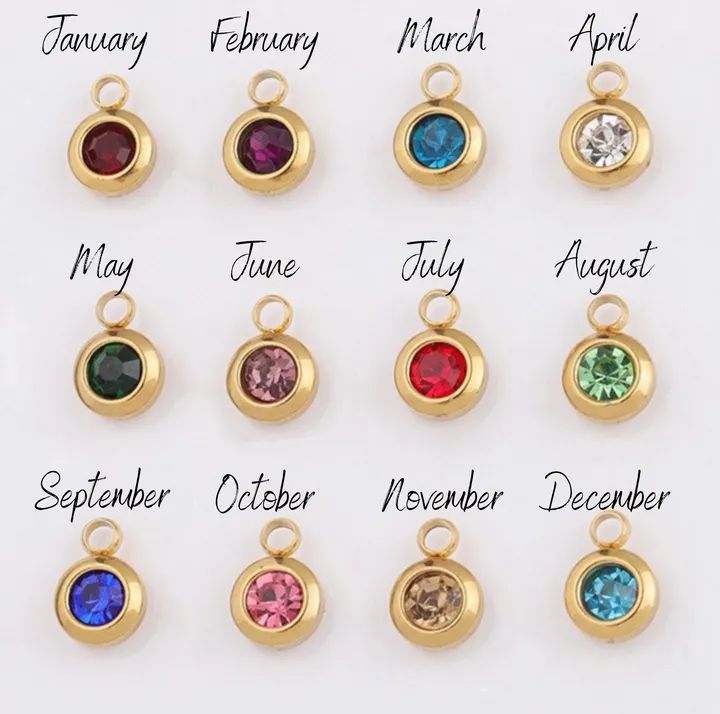 Farrah B Birthstone Charm May