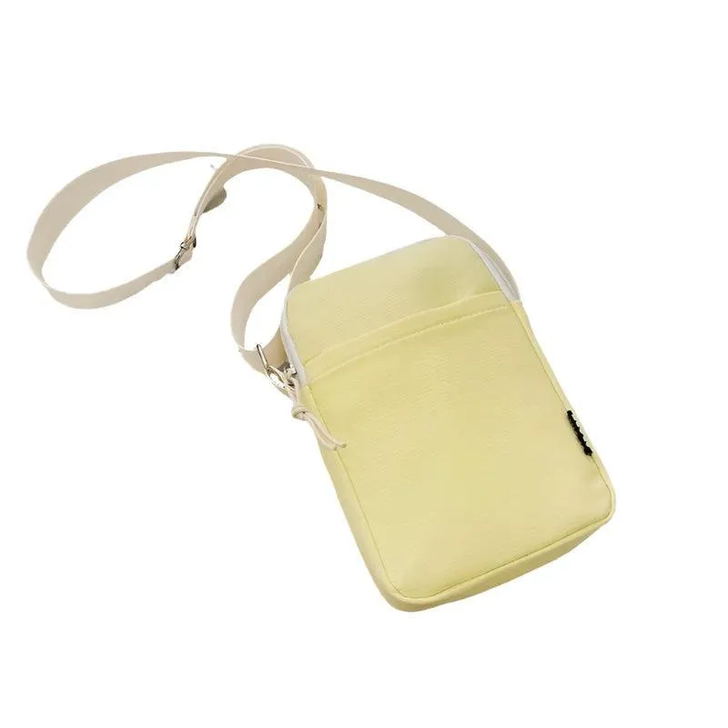 Fashion Mobile Phone Bag, Stylish Crossbody, Oxford Cloth, Adjustable Strap, Multiple Compartments, Headphone Hole, Durable and Chic