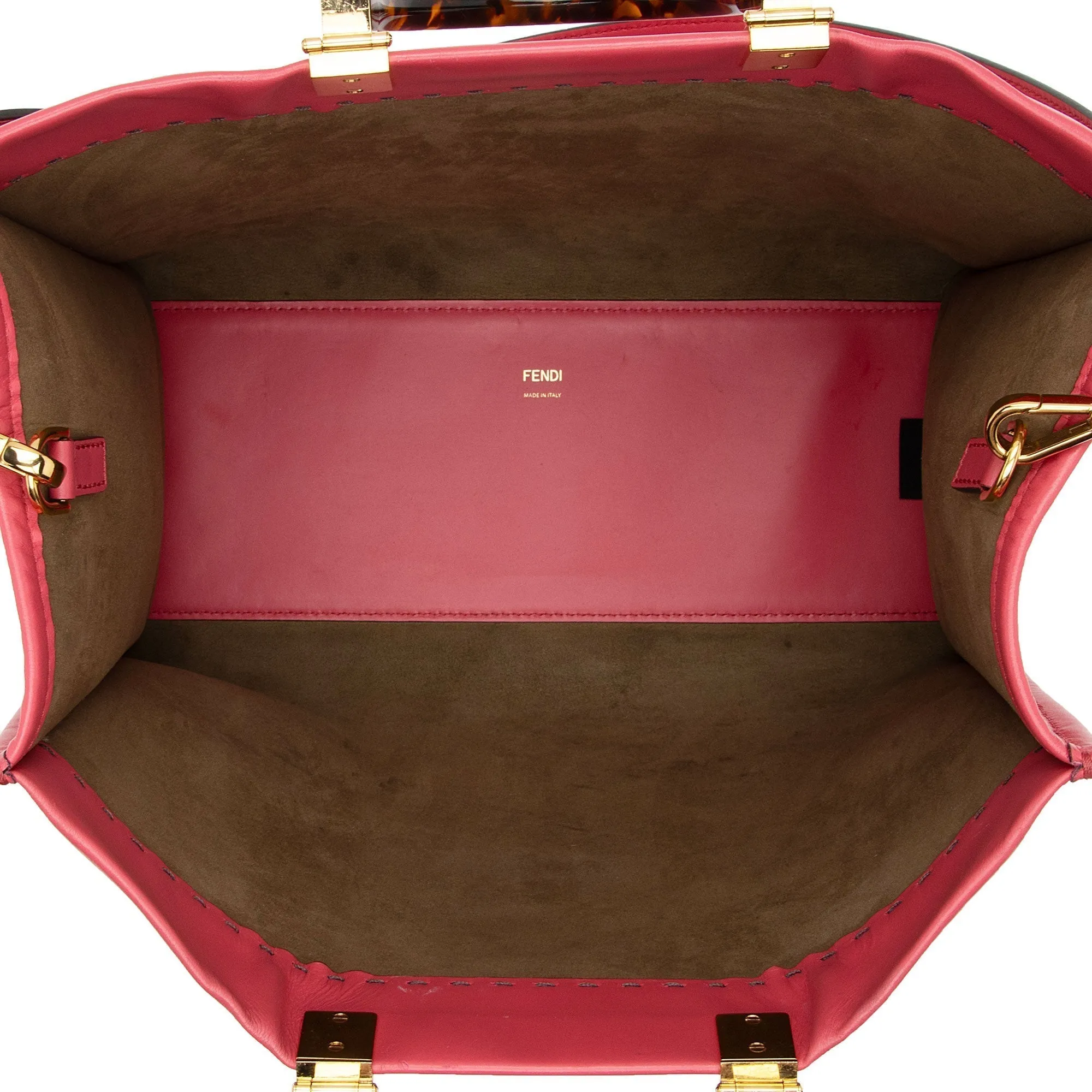 Fendi Leather Sunshine Medium Shopper Tote (SHF-YOn37K)