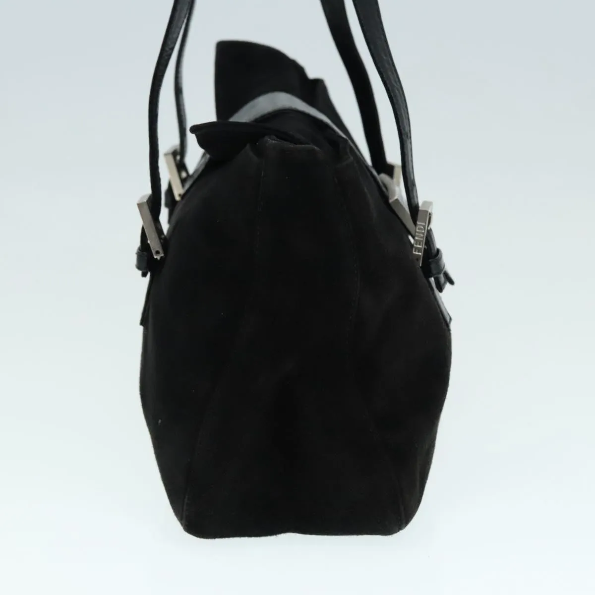 Fendi Mamma Baguette  Suede Shoulder Bag ()