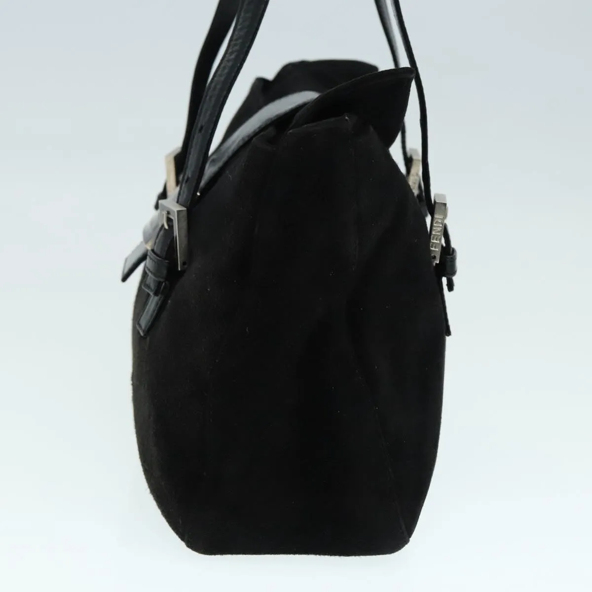 Fendi Mamma Baguette  Suede Shoulder Bag ()