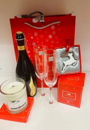 Festive Prosecco Gift Bag