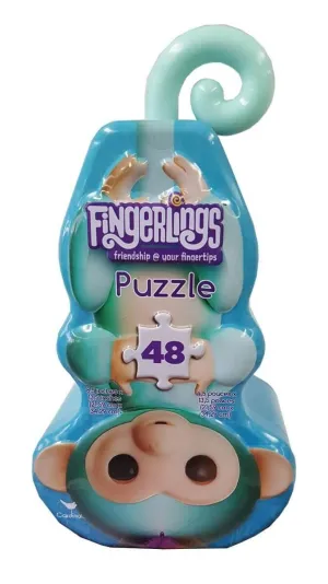Fingerlings Monkey Shaped Puzzle Tin