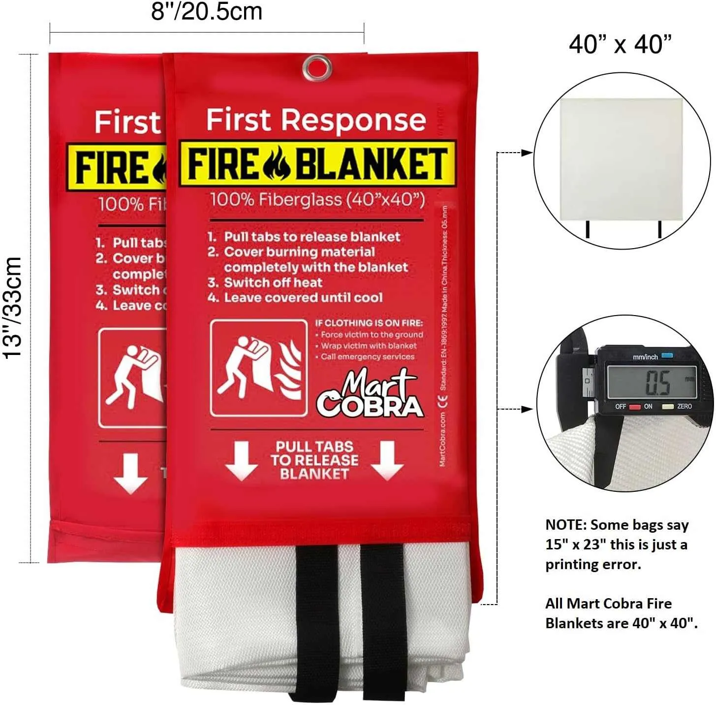 Flame Retardant  Fire Blanket