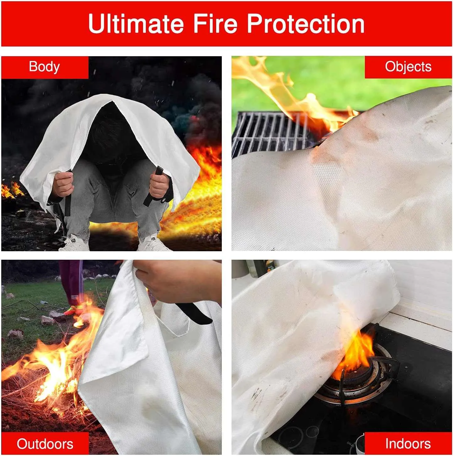 Flame Retardant  Fire Blanket