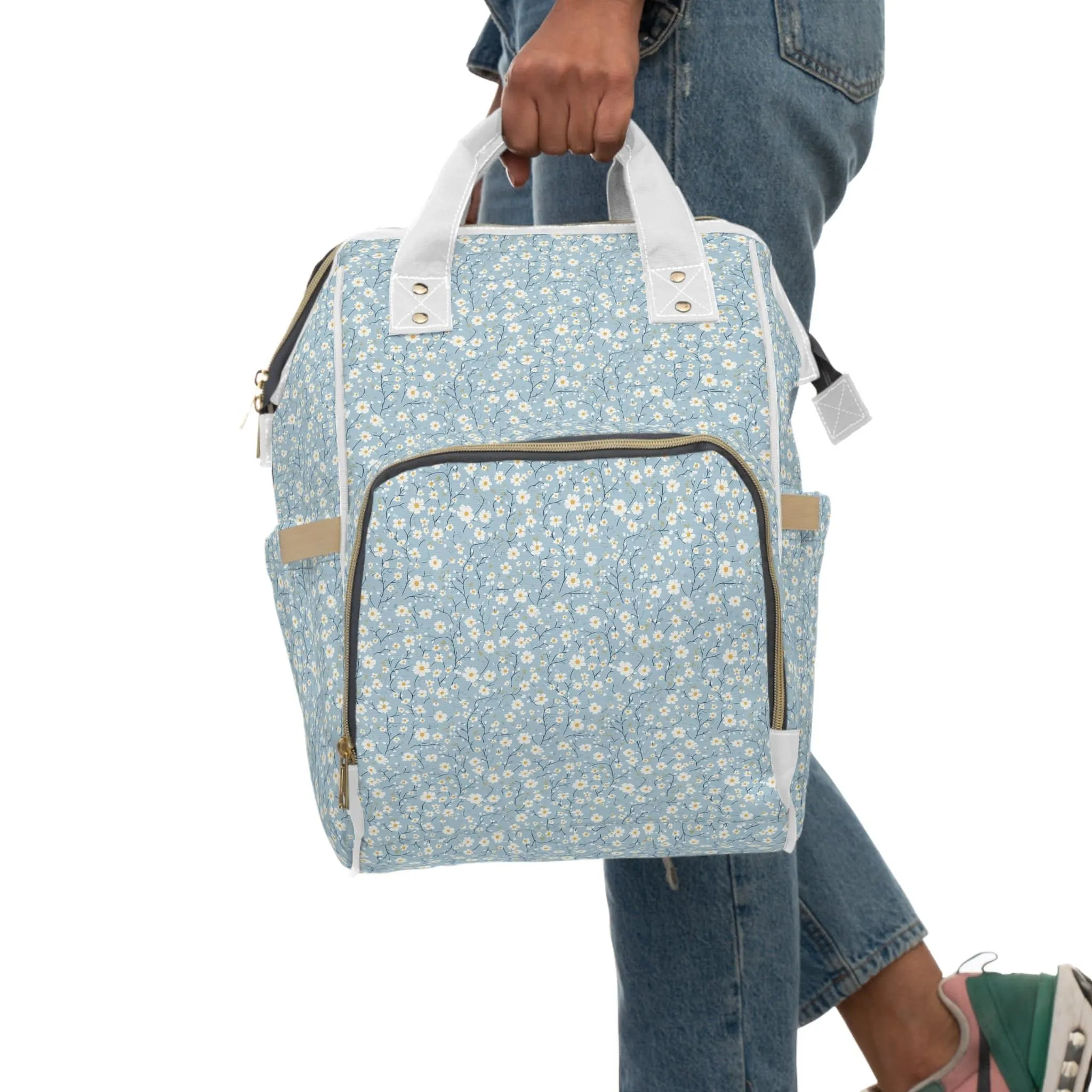 Floral Backpack Multifunctional Bag
