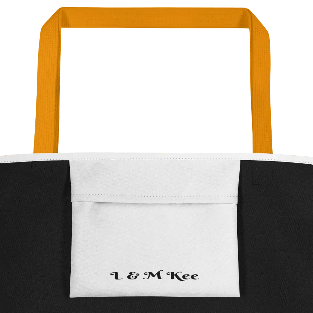 Food Before Dudes Large Tote Bag