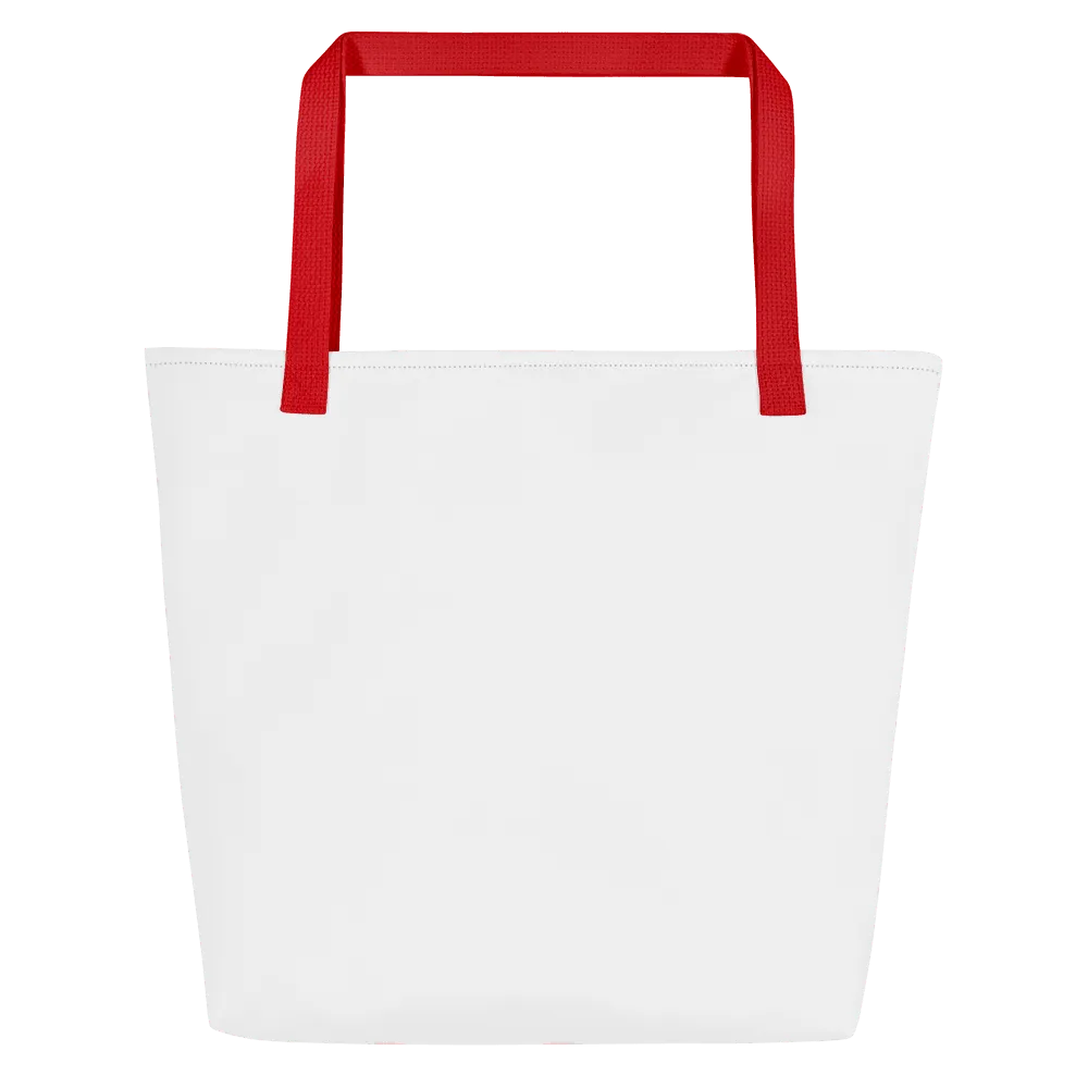 Food Before Dudes Large Tote Bag