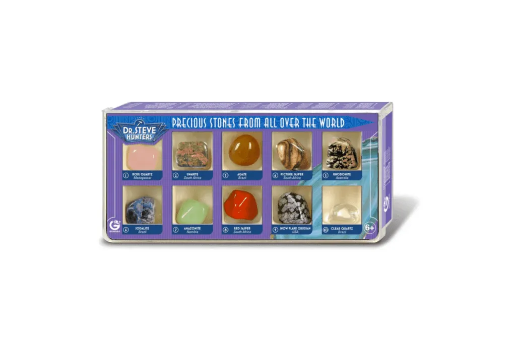 GEOWorld Precious Stones from All Over the World - 10 Stones