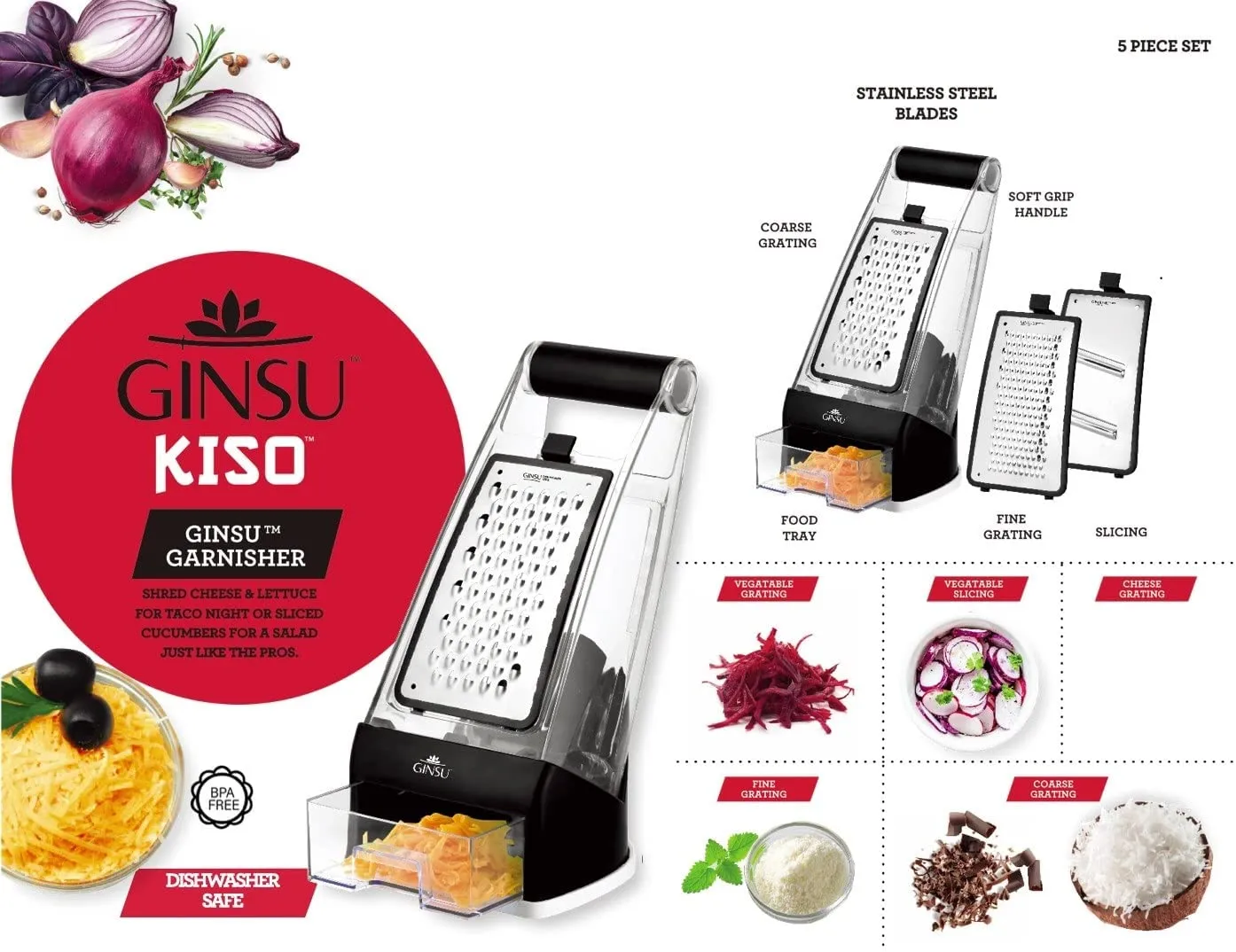 Ginsu Multi-Purpose Grater/Slicer