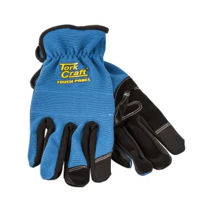 GLOVE BLUE WITH PU PALM SIZE X-LARGE MULTI PURPOSE