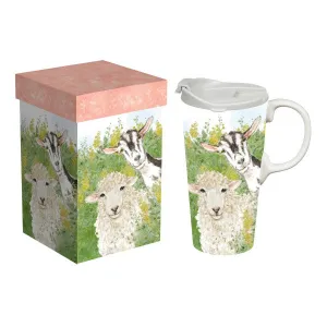 GOAT AND SHEEP 17OZ TRAVEL MUG