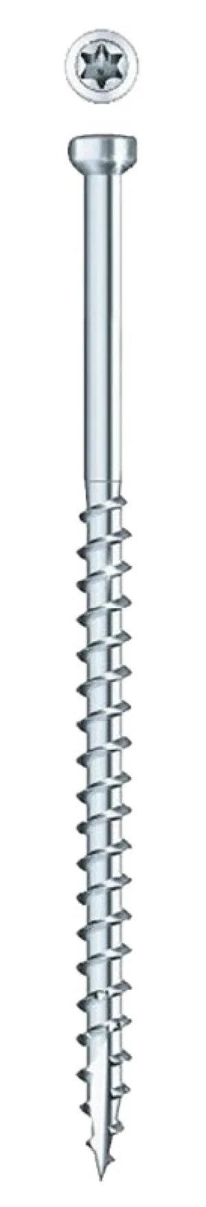 GRK Fasteners 36752 Screw, 2-1/2 in L, Trim Head, Stainless Steel