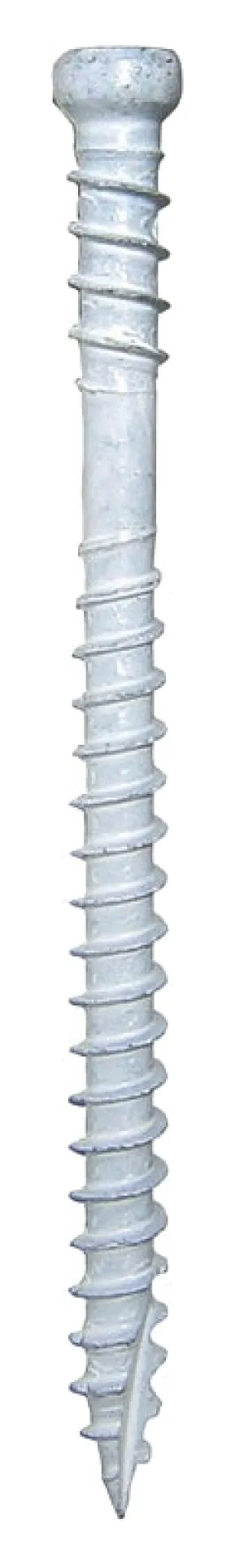 GRK Fasteners RT Series 17634 Screw, #8 Thread, 3-1/8 in L, Reverse Thread, Trim Head, Star Drive, Steel, 100/PK :CD100: QUANTITY: 1