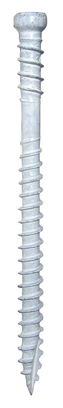 GRK Fasteners RT Series 17634 Screw, #8 Thread, 3-1/8 in L, Reverse Thread, Trim Head, Star Drive, Steel, 100/PK :CD100: QUANTITY: 1