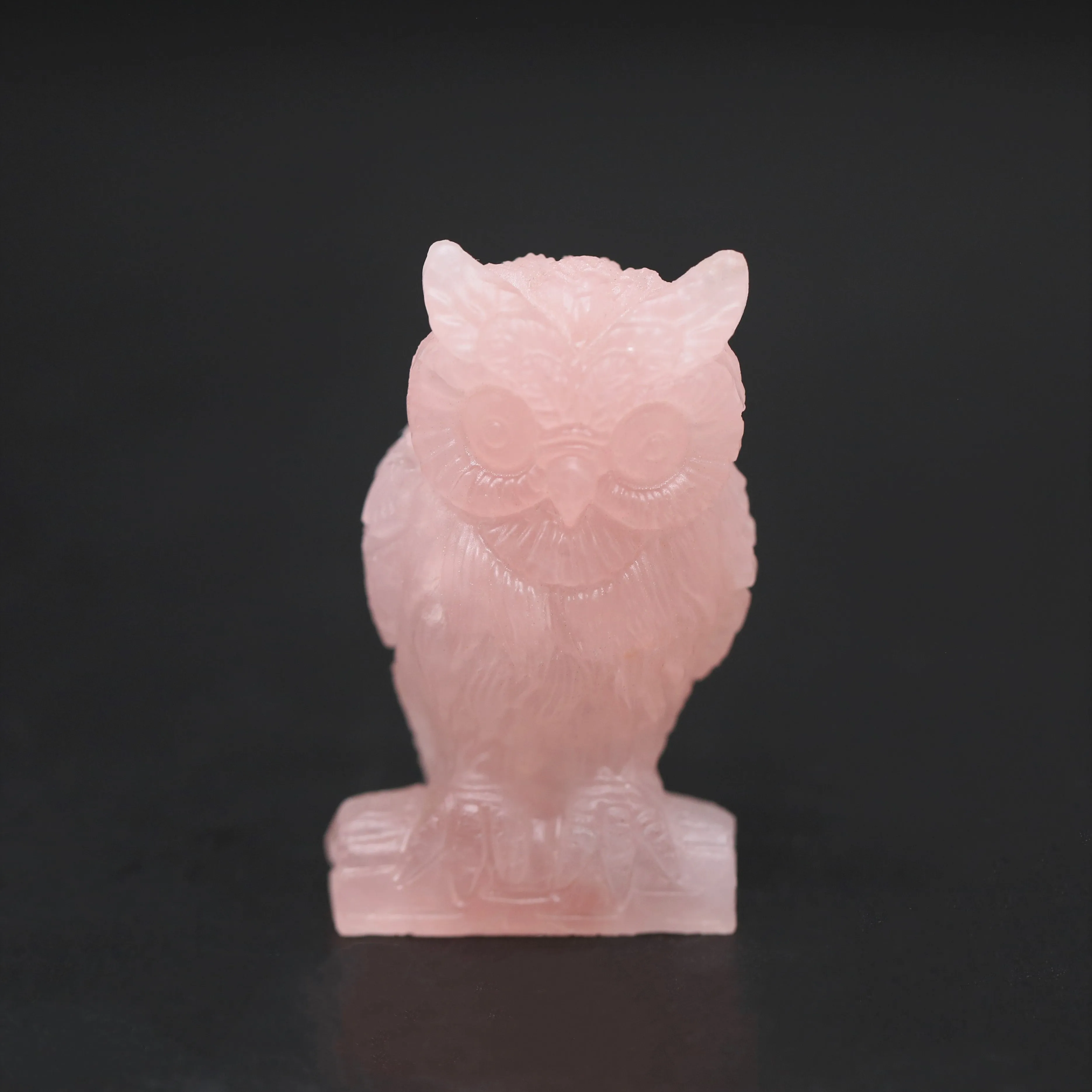 Handmade owl carvings