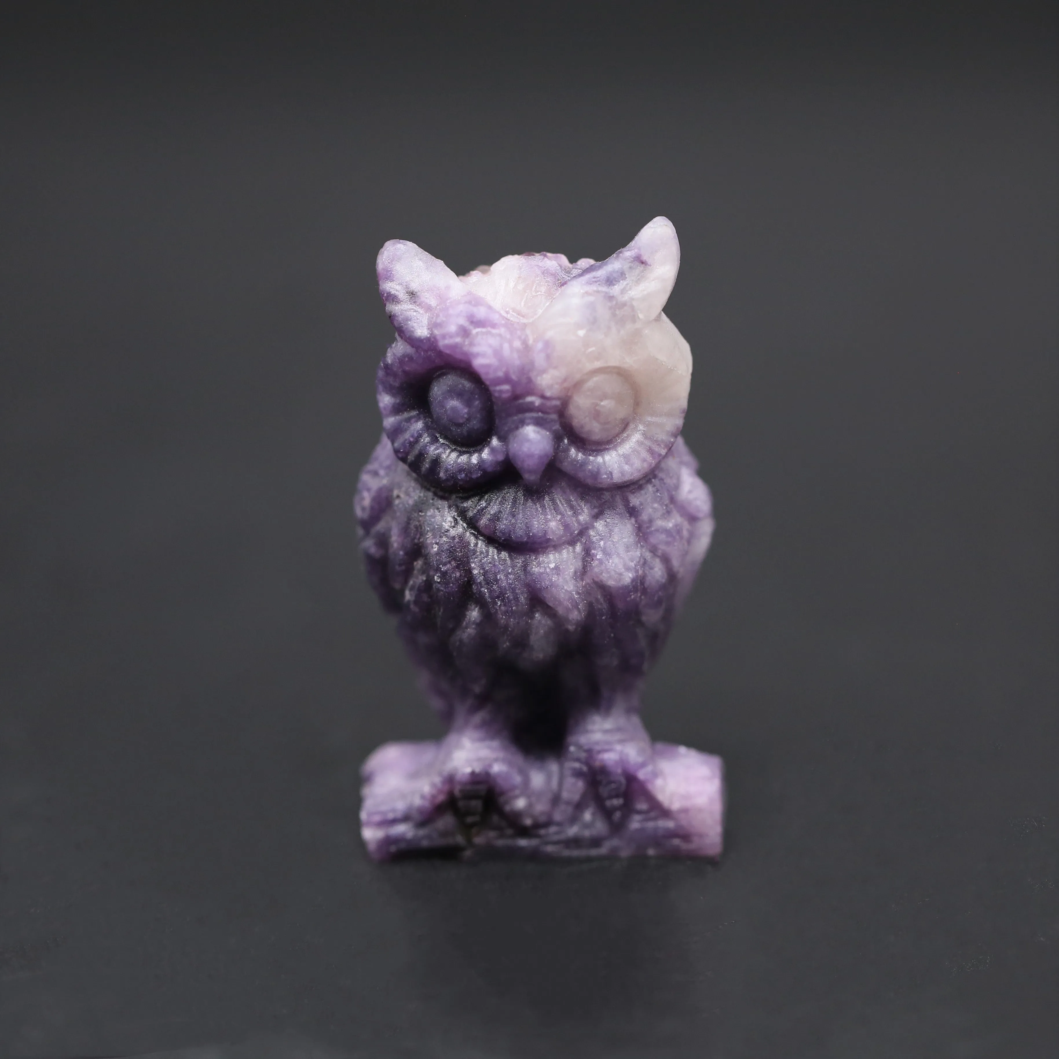 Handmade owl carvings