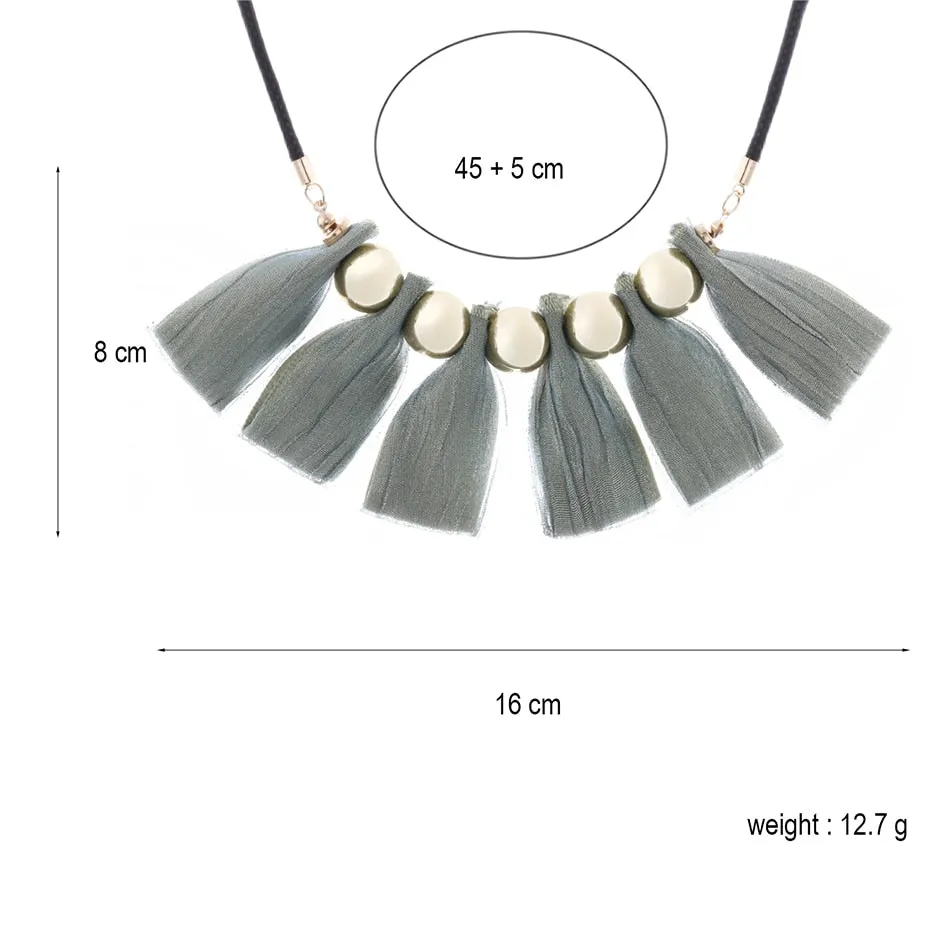 Handmade Plant Fibres Necklace