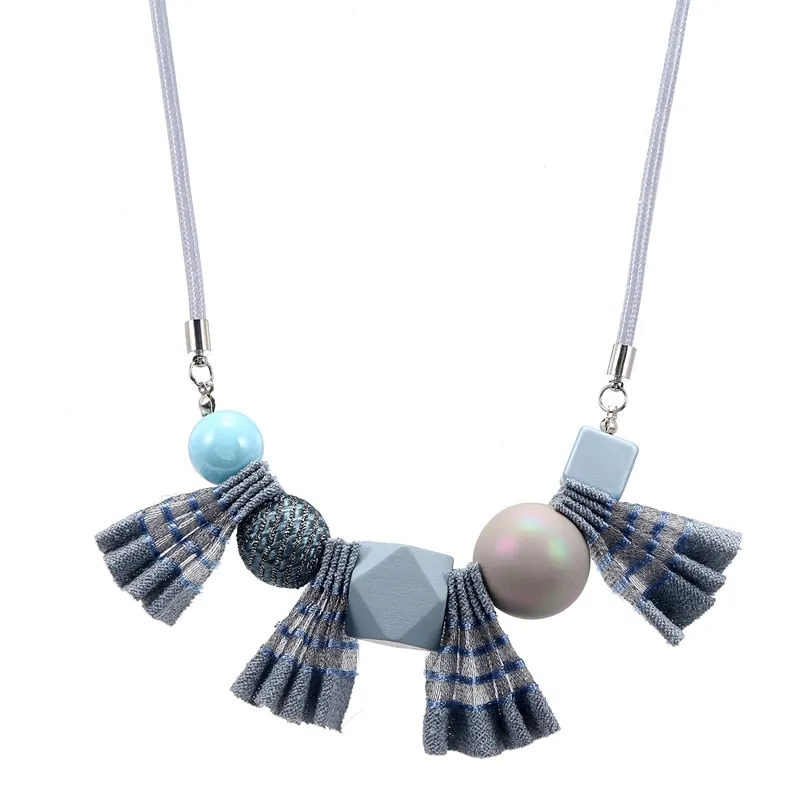 Handmade Plant Fibres Necklace