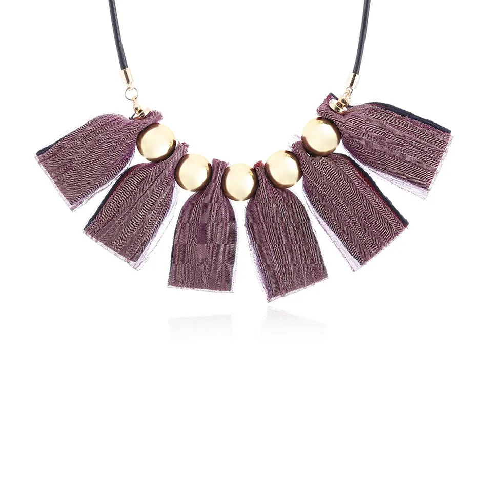 Handmade Plant Fibres Necklace